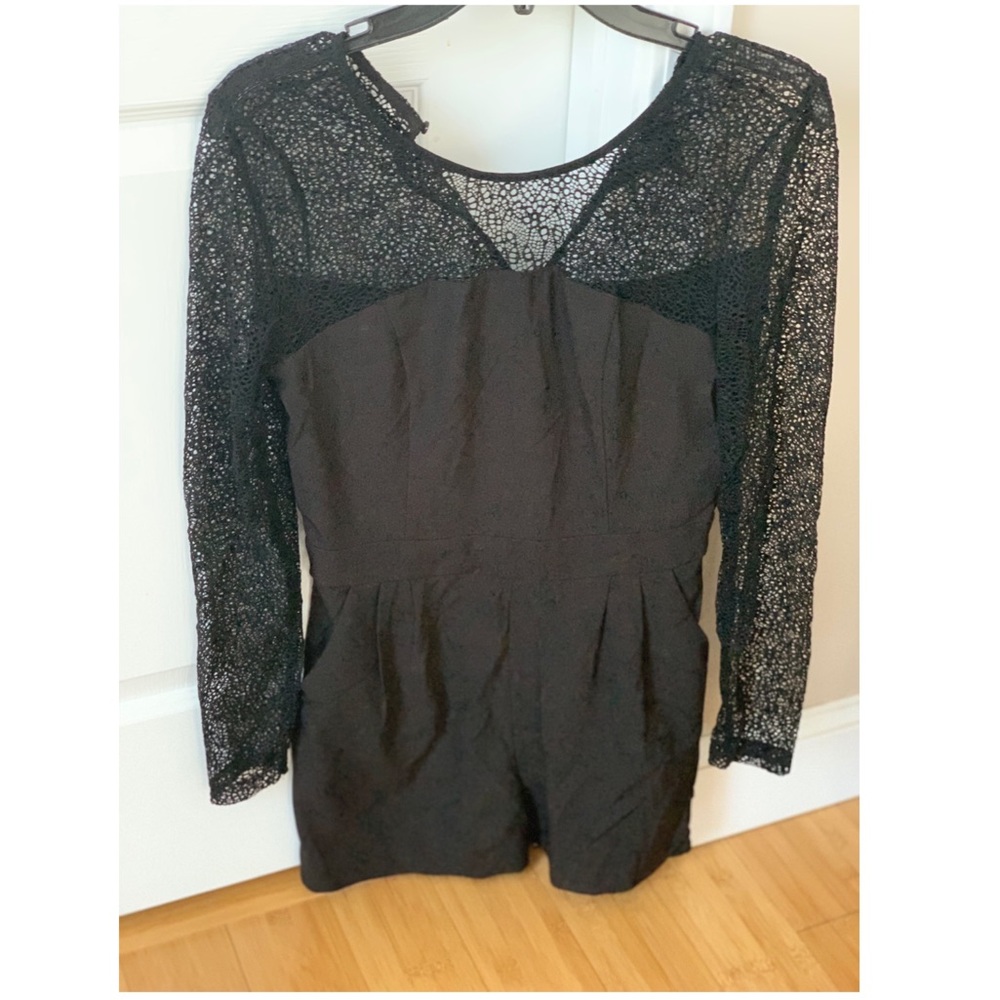 Garage Black Romper